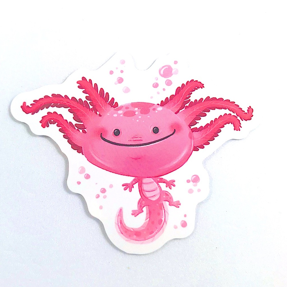 Funky Axolotl Crazy Trending WaterProof Single Decor Accent Sticker ✨HP✨